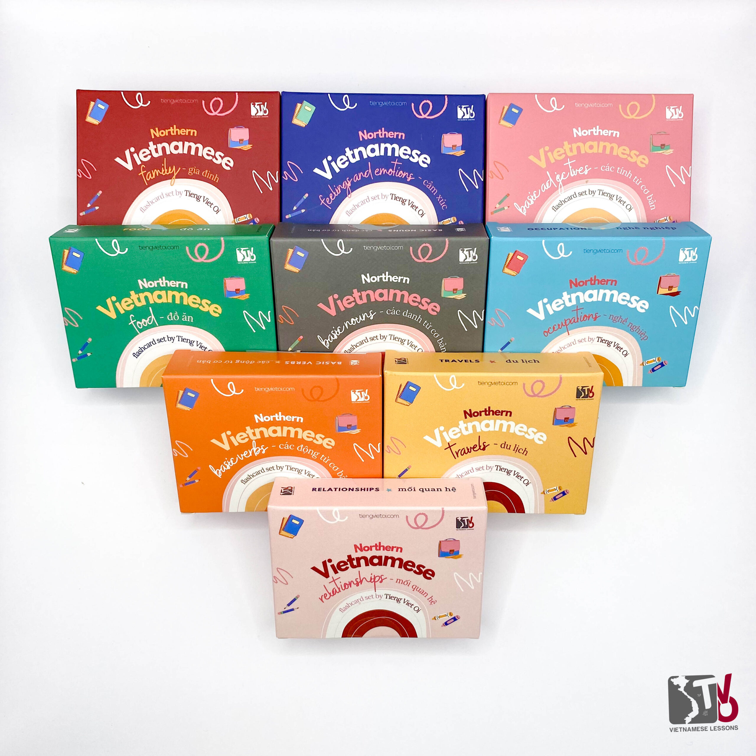 IMG_0316 Exclusive Deal! All 9 Vietnamese Flashcards Combo - Tieng Viet Oi