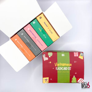 Special Xmas Gift Set of 5 Vietnamese Flashcards - Tieng Viet Oi