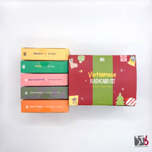 Special Xmas Gift Set of 5 Vietnamese Flashcards - Tieng Viet Oi