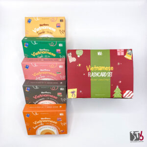 Special Xmas Gift Set of 5 Vietnamese Flashcards - Tieng Viet Oi