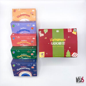 Special Xmas Gift Set of 5 Vietnamese Flashcards - Tieng Viet Oi