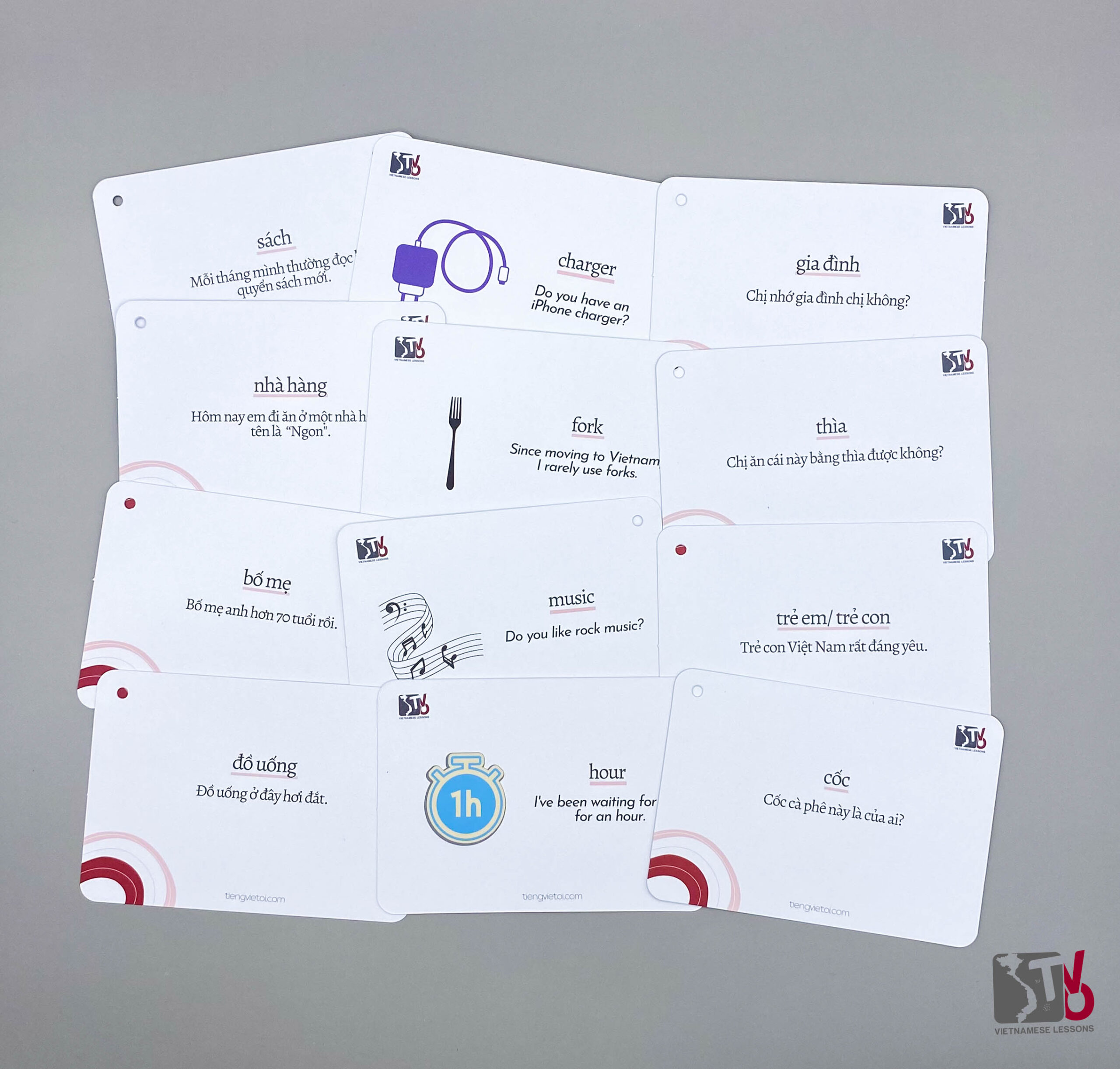 Vietnamese Basic Nouns Flashcards 11 Vietnamese Basic Nouns Flashcards - Tieng Viet Oi